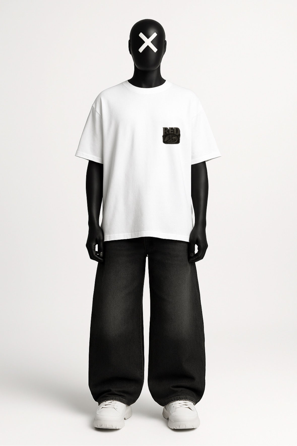 "BORN IN FIRE .WORN WITH PURPOSE" – Oversized Graphic Tee | REDX