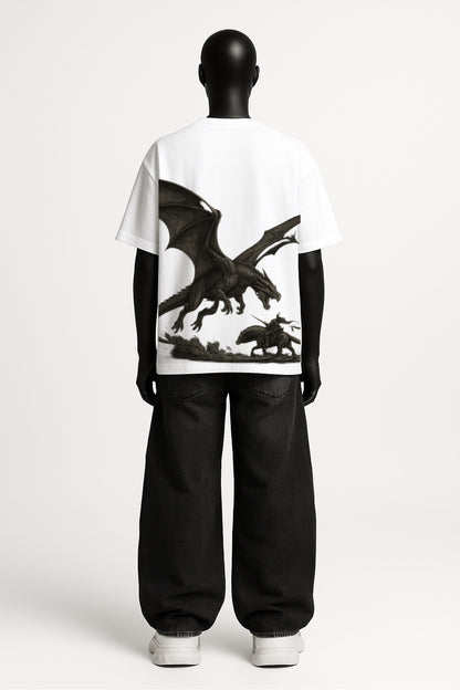 "BORN IN FIRE .WORN WITH PURPOSE" – Oversized Graphic Tee | REDX